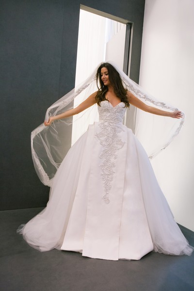 Miss Lebanon Ties The Knot in Tony Ward Couture